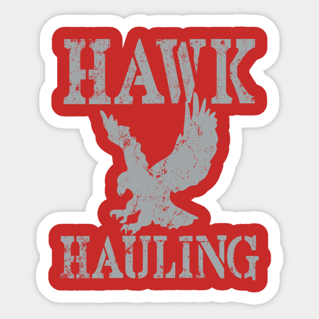 Hawk Hauling Sticker by MindsparkCreative